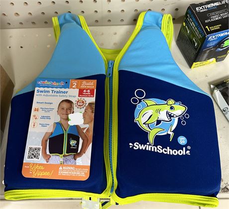 Swim School Swim Trainer Life Vest, 4-6 yrs