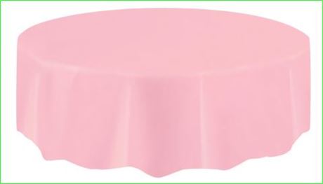 (3) Candy Pink Octy Round Tablecloths