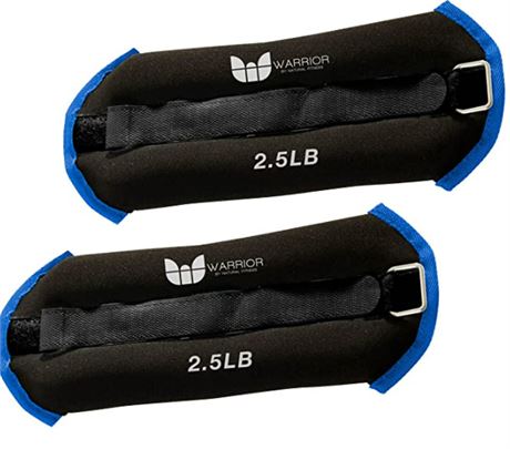 Warrior Fitness Ankle/Wrist weights, 5 lb
