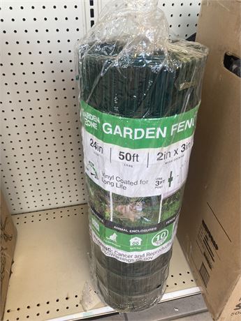 Roll of Garden Zone garden fence 24 in x 50 feet