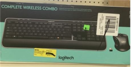 Logitech Complete Wireless Combo Set, Keyboard and Mouse