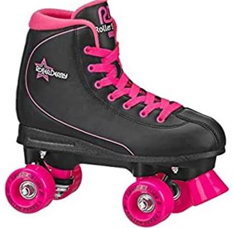 Roller Derby Rollerstar 600 Roller Skates, Pink/black