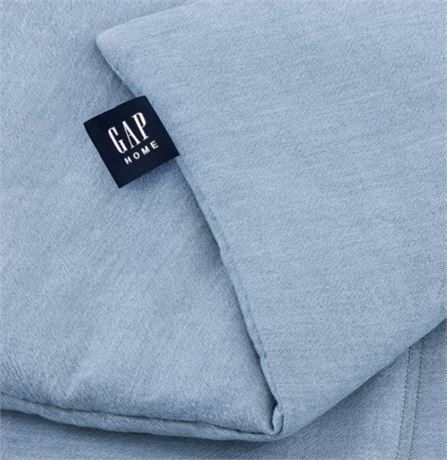 Gap Home Washed Denim Comforter, Light Blue, FULL/QUEEN