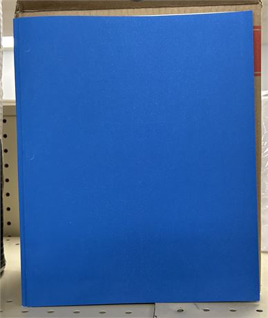 Case of (60) Pen +Gear 3 prong Paper Folders, Blue