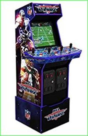 Arcade1UP NFL Blitz Legends, 3 in 1  Arcade with Matching Riser