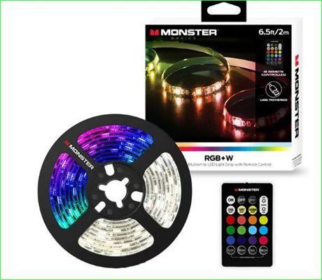 Monster  Multi-Color LED Light Strip 6.5 ft