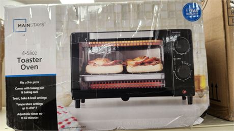 Mainstays 4 slice toaster oven
