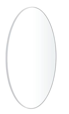 Active Home Centre Oval mirror in White 40"x24"