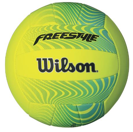 Wilson Freestyle Volleyball Official Size, Lime Yellow