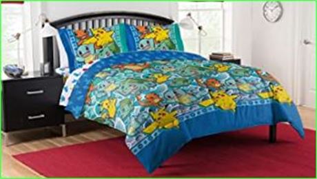 Pokemon Bed in Bag Set, Full Size, Multicolor, 5-Piece Set