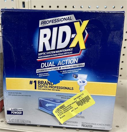 Rid-X Pro Fual Action Septic System Maintainence