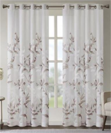 Lot of (2) Madison Park Cecily Curtain Panels, 50"x84"/ea