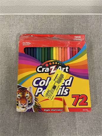 Cra-Z-Art Classic Colored Pencils, 72 Count, Multicolor