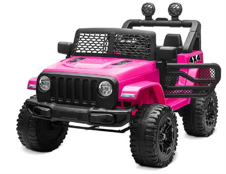 Pink Electric Jeep for Kids
