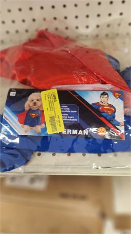 Superman Dog Costume, Small