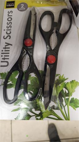 2 pack of utility Scissors