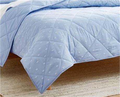 Gap Home Clipped Dot Quilted Sham pair, KING