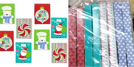 Christmas Gift Card Holder Boxes with Glitter (Set of 8)