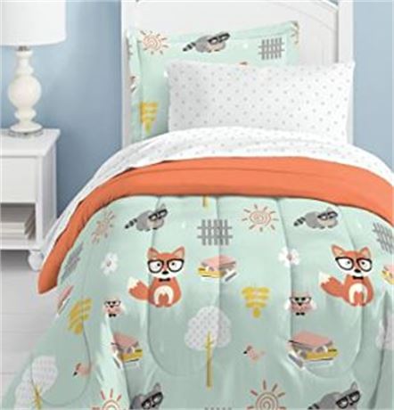 Dream Factory Woodland Friends Complete Bedding set, TWIN