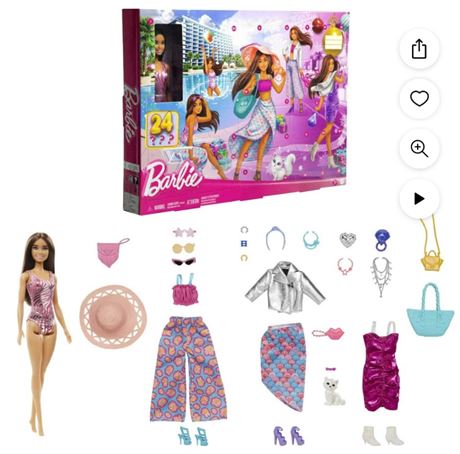 BARBIE Doll and Fashion Advent Calendar