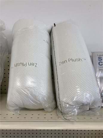 Lot of (TWO) Zen Plush Bamboo Pillows