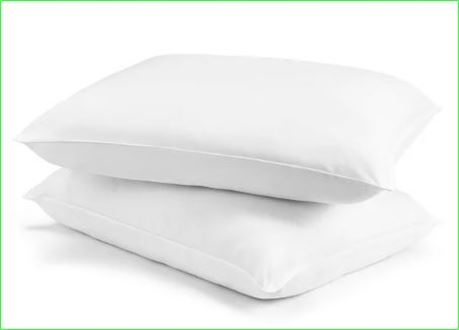 Mainstays Plush Microfiber Bed Pillows, 2 Pack, King
