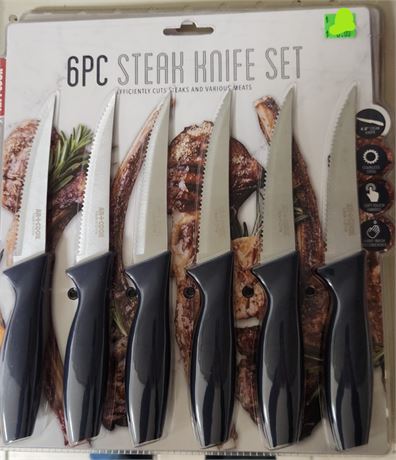 6 piece steak Knife set