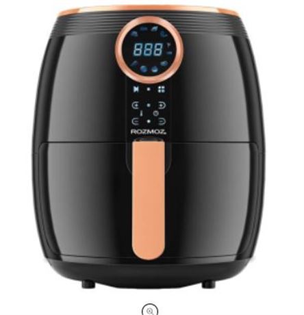 Rozmoz Air Fryer 5.2QT, 8-in-1 Hot Air Fryer Oven Oilless Airfryer With Digital
