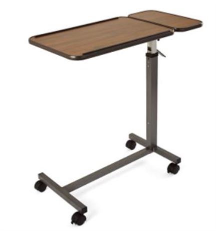 Equate Overbed Table, Adjustable Height Non-Tilt Surface