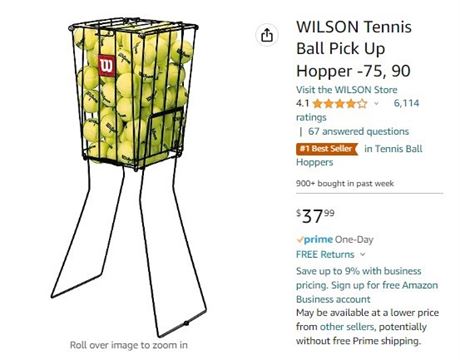 Wilson 75 ball Pickup up