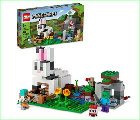 LEGO Minecraft The Rabbit Ranch 21181 Building Kit