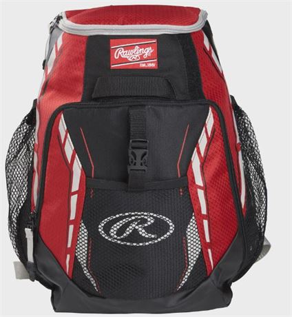 Rawling R400 Youth Players Backpack, Red