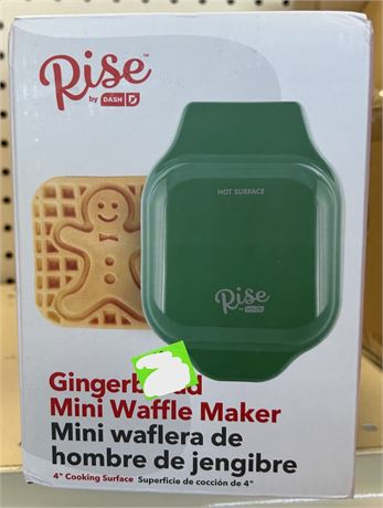 Rise by Dash Gingerbread Mini Waffle Maker