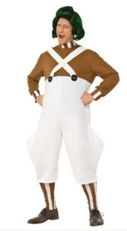 Willy Wonka Ompaa Loompa Costume, Adult