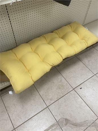 48"x18" Outside Bench Cushion, Yellow