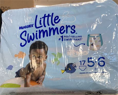 Huggies Little Swimmers Swim Diapers Finding Nemo Size 5/6