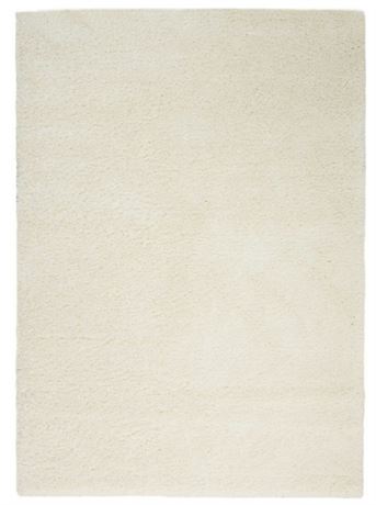 Nourison Malibu Shag Area Rug, White, 5 x7