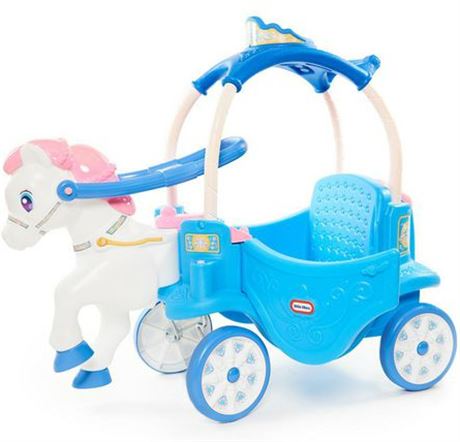 Little Tikes Princess Horse and Carriage Frosty Blue