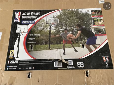 NBA  54in Tempered Glass **BACKBOARD ONLY**