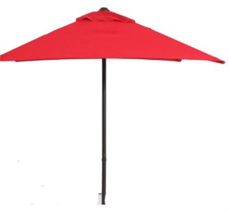 Mainstays Albany   Lane 6 ft Umbrella, Red