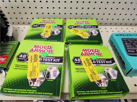 Lot of (Four) Do it at home Mold Test Kit