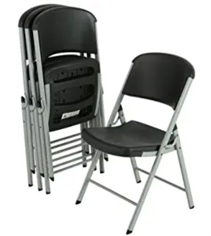 Lifetime Grey Metal Chair 4 Pack