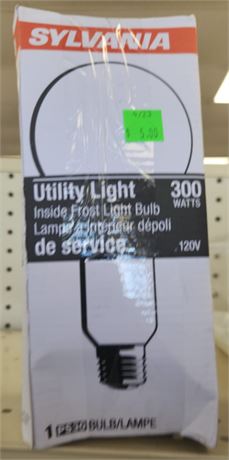 SYLVANIA 300 watt utility light bulb