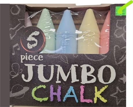 5 piece Jumbo Chalk set