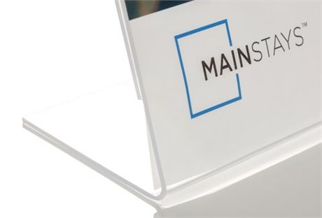 Mainstays 5x7 Clear Bent photo frames, 12 pack