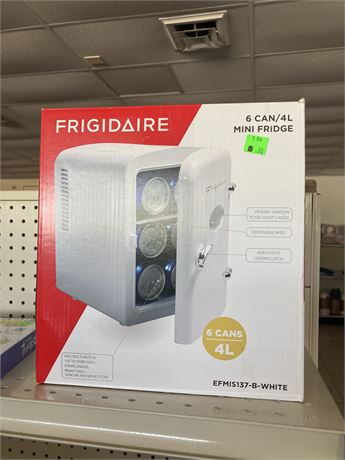 Fridgidaire 6 can mini fridge