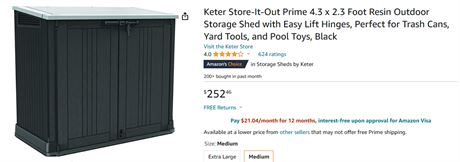 Keter Store-it 31 cu ft Store