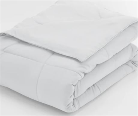 iEnjoy Down Alternative Comforter,White, KING/CAL King