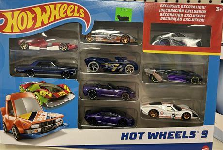 Hot wheels Exclusive 9 pack