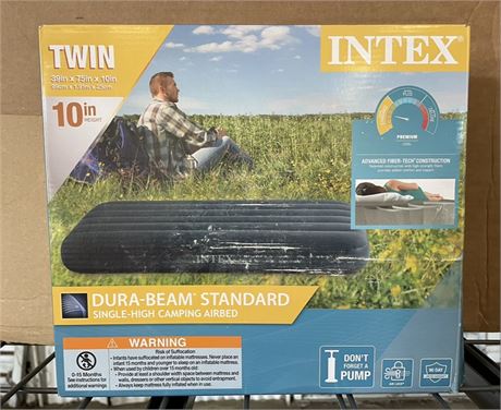 Intex 10" Camping air bed twin